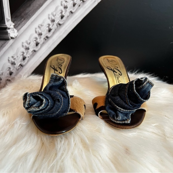 DOLCE & GABBANA Ponyhair Slide Sandals 👡 - Picture 3 of 11
